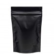 Пакет "Дой-Пак" 135*225 металлизированный черный матовый+zip-lock