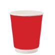 ДВУХСЛОЙНЫЙ БУМАЖНЫЙ СТАКАН 250МЛ (КРАСНЫЙ)