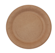 Тарелка бумажная "Крафт" 23см (Eco Plate 230)