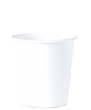 Бумажный стакан для горячих напитков 250мл (1-сл) "белый"