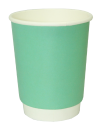 ДВУХСЛОЙНЫЙ БУМАЖНЫЙ СТАКАН 350МЛ (ЗЕЛЕНЫЙ)