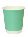 ДВУХСЛОЙНЫЙ БУМАЖНЫЙ СТАКАН 250МЛ (ЗЕЛЕНЫЙ)