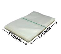 Вакуумный пакет (PET/PE) 70мкр 110мм*175мм