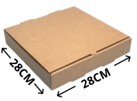 КОРОБКА ДЛЯ ПИЦЦЫ "КРАФТ" 280*280*45 (Т-23)