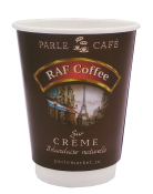 350мл "Парле Кафе РАФ" 2-сл. бумажный стакан