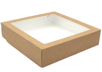 Картонный контейнер с окном 200/200/45 1500мл (Tabox 1500 Pro)