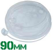 Крышка пластиковая 90мм "ПРОЗРАЧНАЯ" 350/450мл