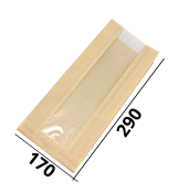 Пакет бумажный 170/70/290 с окном